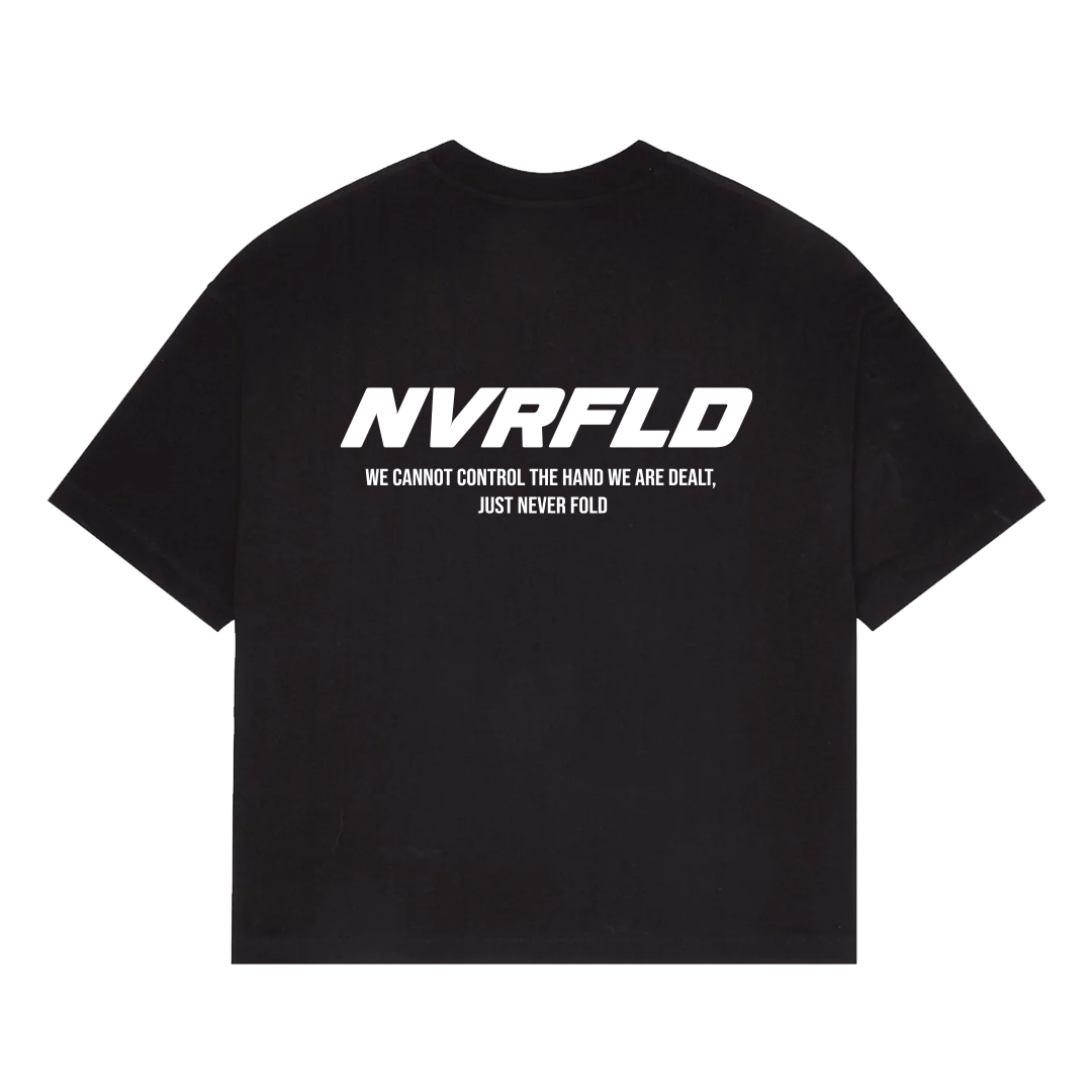 basic nvrfld tee - black