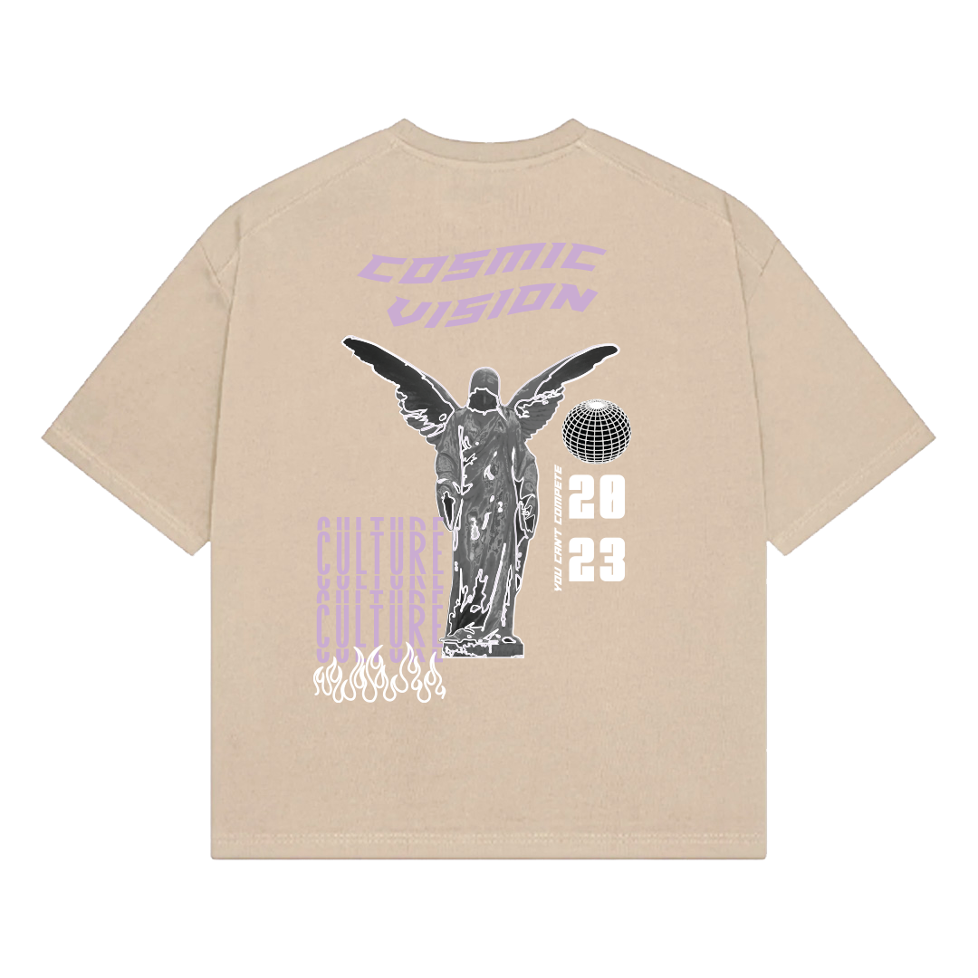 cosmic vision tee - cream