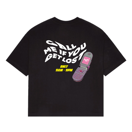 call me if you get lost tee - black