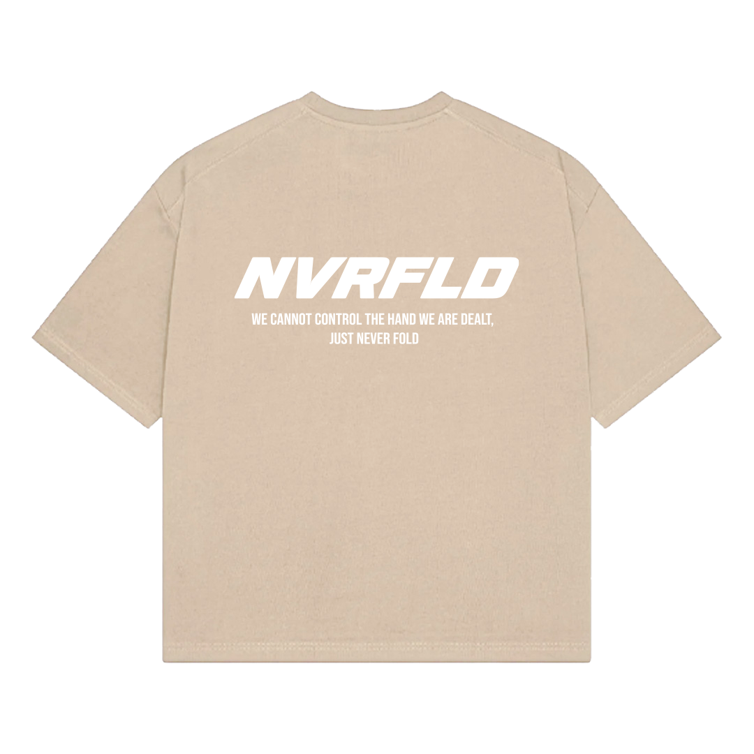 basic nvrfld tee - cream