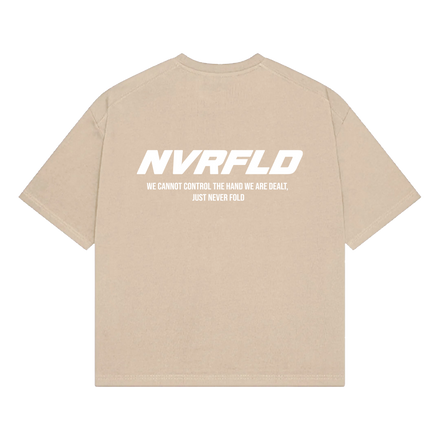 basic nvrfld tee - cream