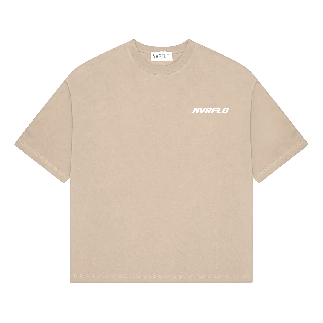 basic nvrfld tee - cream