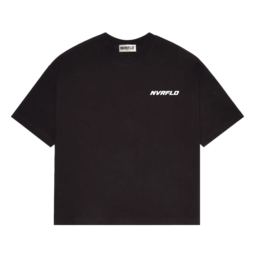 basic nvrfld tee - black