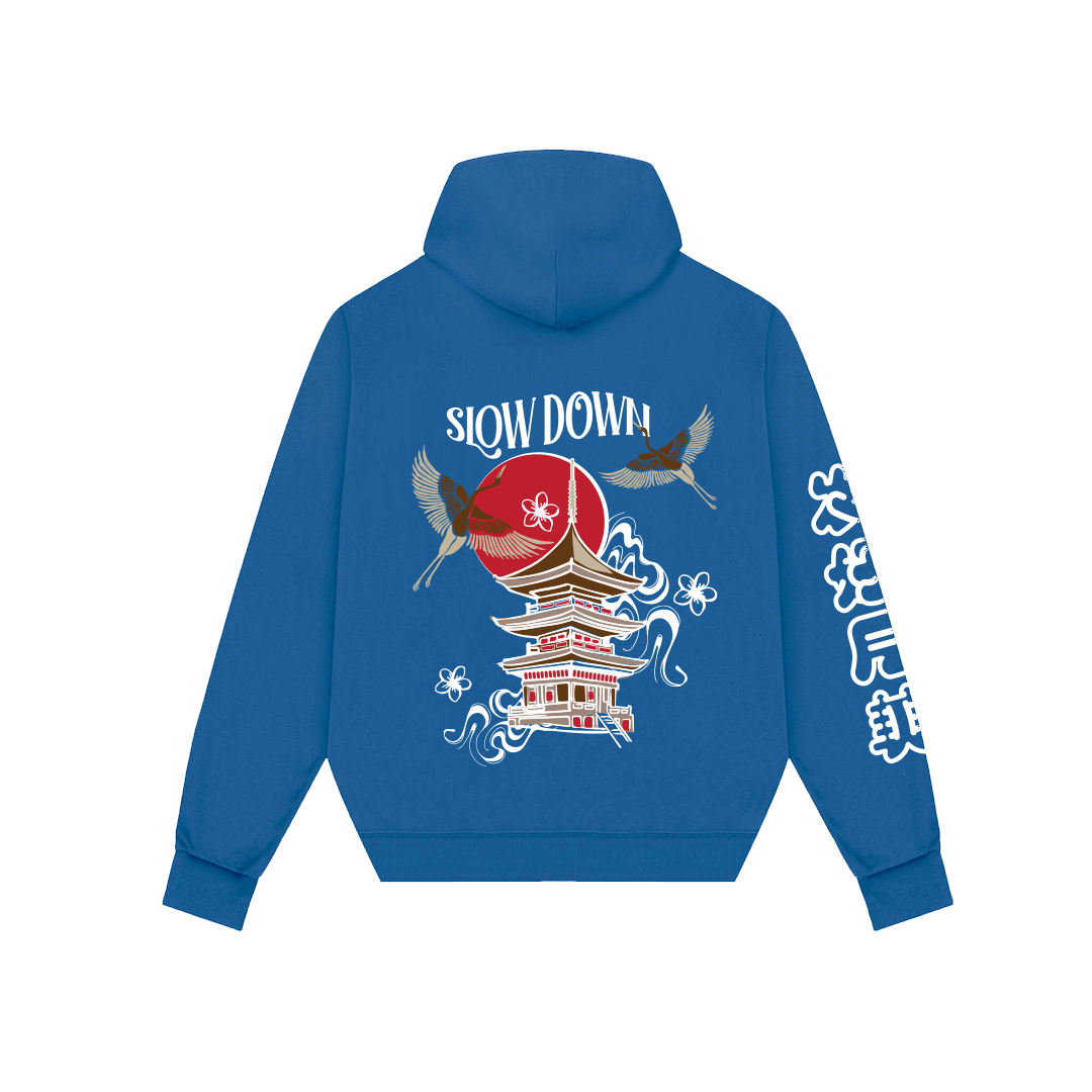 slowdown hoodie - blue